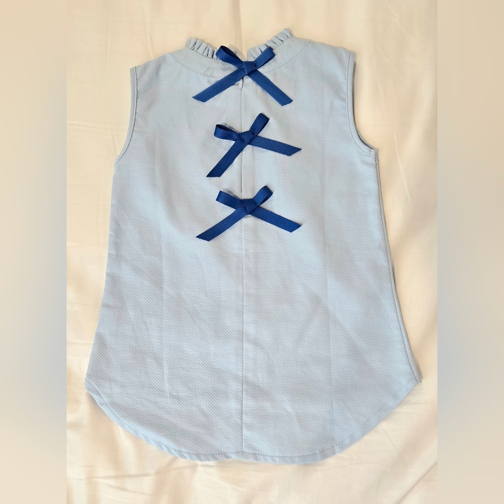 Peggy Green Bow Back Top